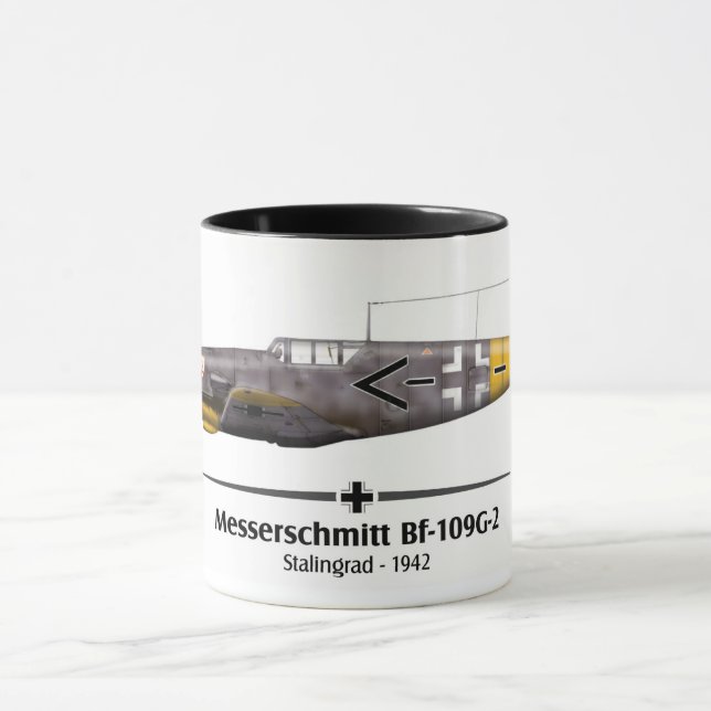 Bf-109G-2, Luftwaffe -, Stalingrad Battle - 1942 Tasse (Zentrum)