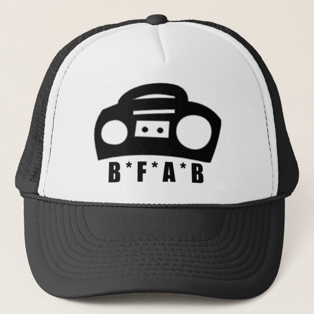 BFAB ~ geboren von einem boombox Truckerkappe (Vorderseite)