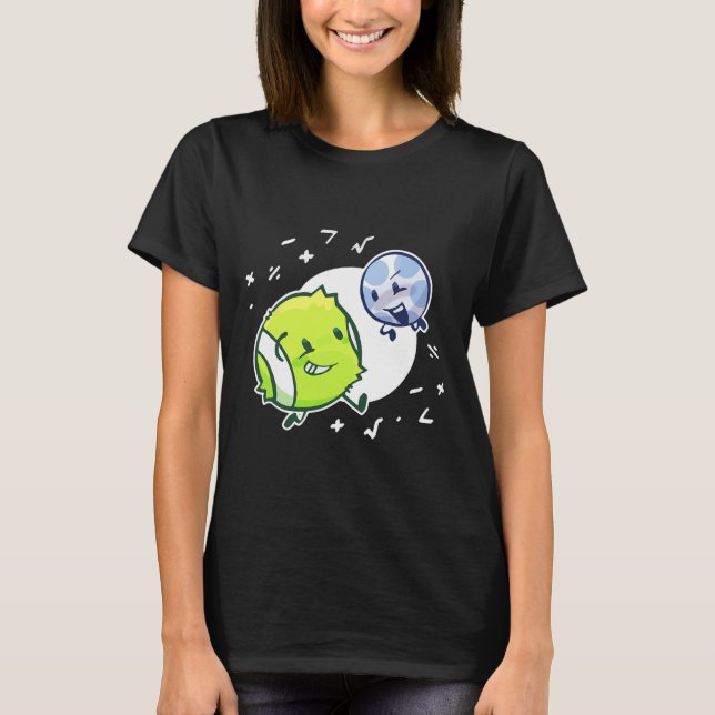 Bfdi Tennis Ball und Golf Ball Duo Matte T-Shirt (Vorderseite)