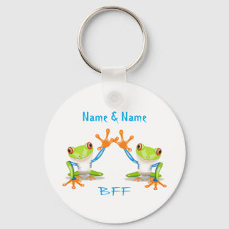 BFF Best Friends Forever Frogs Keychain Schlüsselanhänger