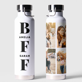  BFF | Best Friends Unique Custom Names 4 Photo Trinkflasche
