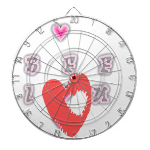 BFF. Beste Freunde für immer: Ich liebe dich Kunst Dartscheibe