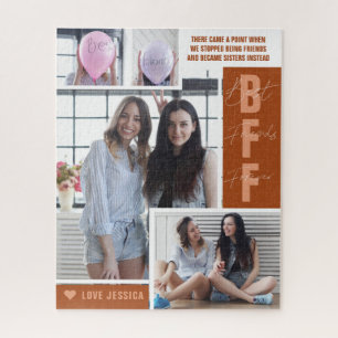BFF Beste Freunde Modernes Fotocollagen-Puzzle