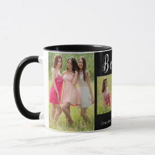 BFF Besties photo Collage photo 3 photos mug
