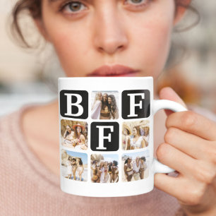 BFF Foto-Collage Freundschaft Tasse