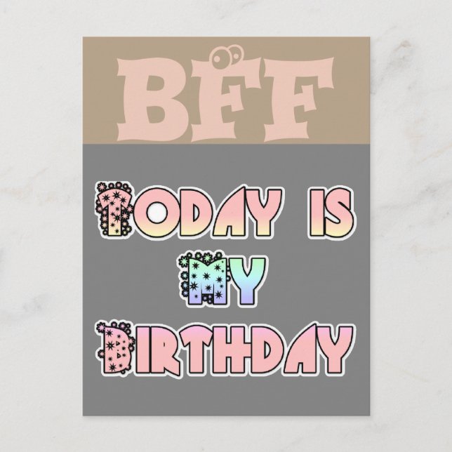 BFF Hakuna Matata aujourd'hui est ma carte postale (Devant)