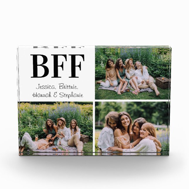 BFF-Individualcollage Fotoblock (Vorderseite)