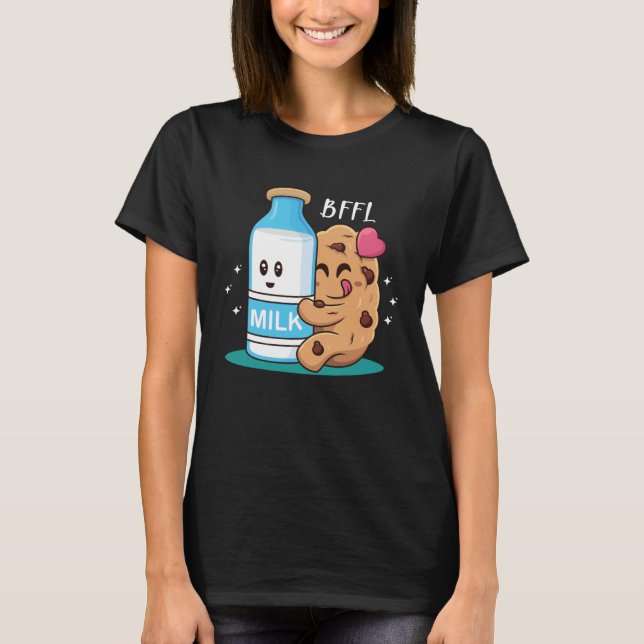 BFFL Best Friend 4 Life Biscuit Hugging Milk ON BA T-Shirt (Vorderseite)