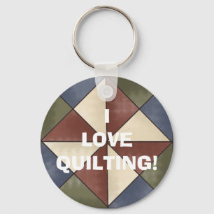 bg (603), ILOVEQUILTING! Schlüsselanhänger