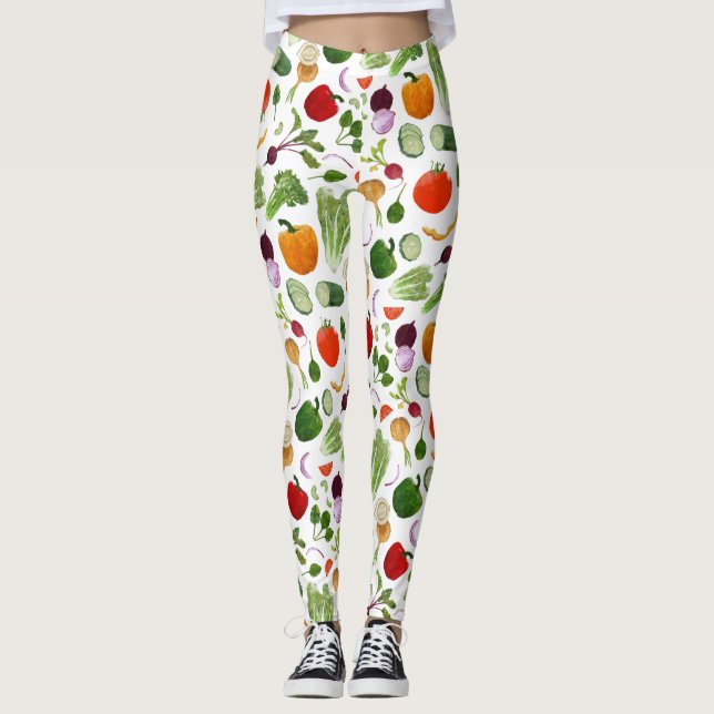 BG - Gemischter Salat Leggings (Vorderseite)