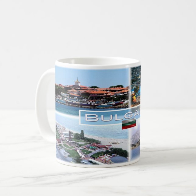 BG Nesebar - Unabhängigkeitsplatz - Sofia Kaffeetasse (Vorderseite Links)