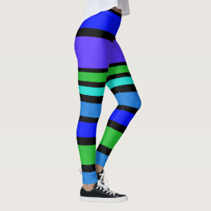 BG Streifen Muster IV + Hintergrund Leggings
