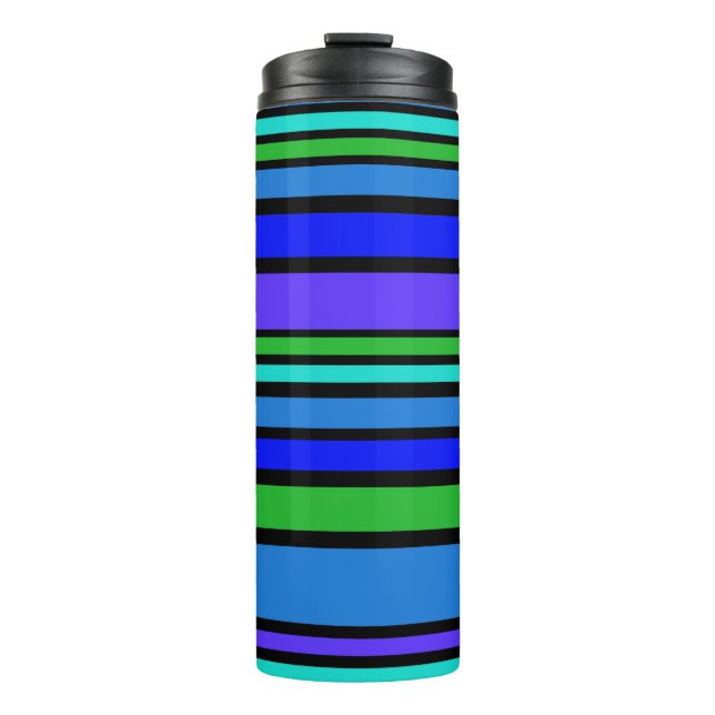 BG Streifen Muster IV + Ihre Rückseite & Idee Thermosbecher (Vorderseite)