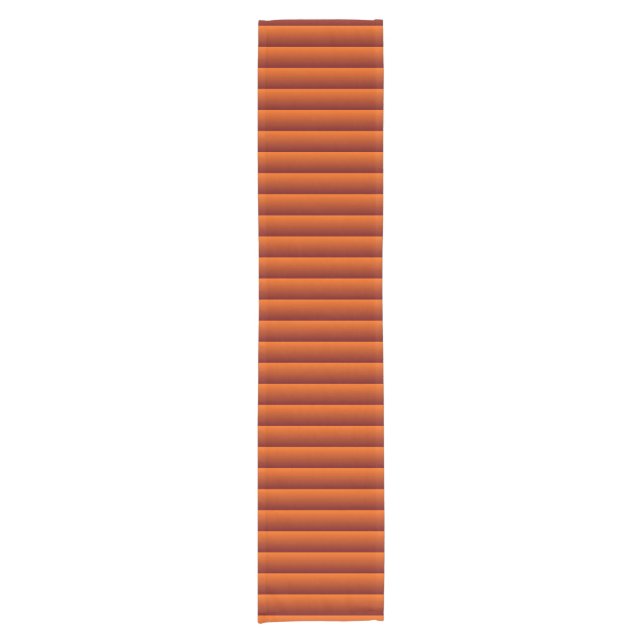 BG Streifen Muster rot orange + Ihre Idee Kurzer Tischläufer (Vorderseite)
