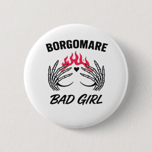 Bgm Bad Girl II - Skeletton Herz Hände Button