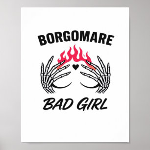 Bgm Bad Girl II - Skeletton Herz Hände Poster