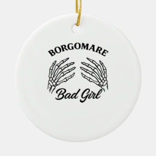 Bgm Bad Girl - Skeletton Herz Hände Keramik Ornament