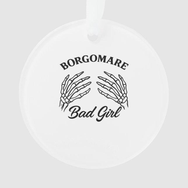 Bgm Bad Girl - Skeletton Herz Hände Ornament (Vorderseite)