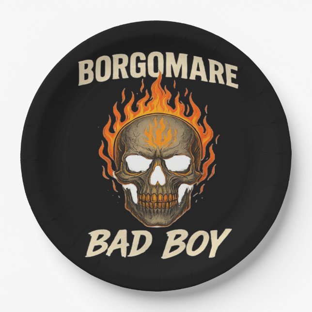 Bgm Bad - Skeleton Hands Herz Pappteller (Vorderseite)