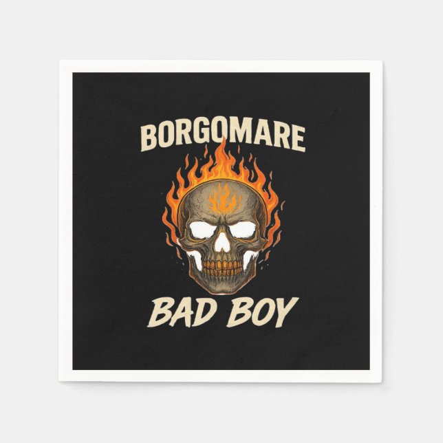 Bgm Bad - Skeleton Hands Herz Serviette (Vorderseite)