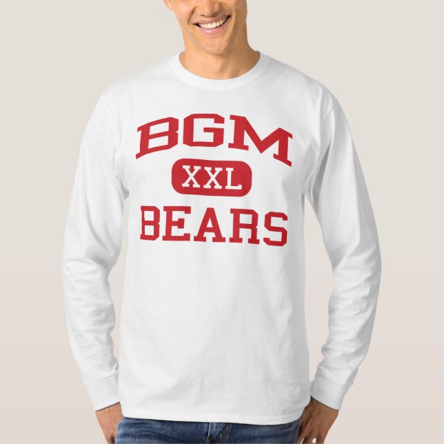BGM - Bären - BGM Highschool - Brooklyn Iowa T-Shirt (Vorderseite)
