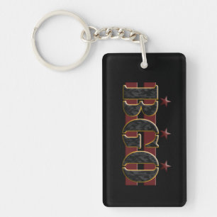 BGO/Blindes Schweinegrill-Acrylglas-Schlüsselanhän Schlüsselanhänger
