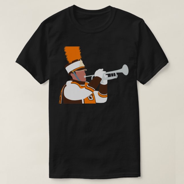 BGSU Falcon Marching Band Trumpet T-Shirt (Design vorne)