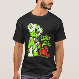 Bh Bear Match Jordan 6 Electric Green T-Shirt