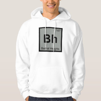 Bh - Bernal Heights San Francisco Chemistry Symbol Hoodie