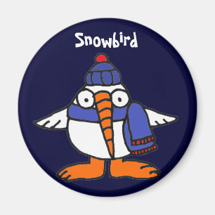 BH - Funny Snowbird Magnet