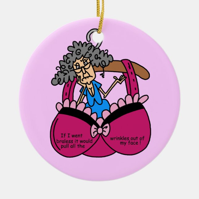 BH und Falten-Spaß Keramikornament (Vorne)