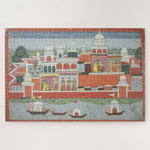 Bhagavata Purana Manuskript Page Rukimi Krishna