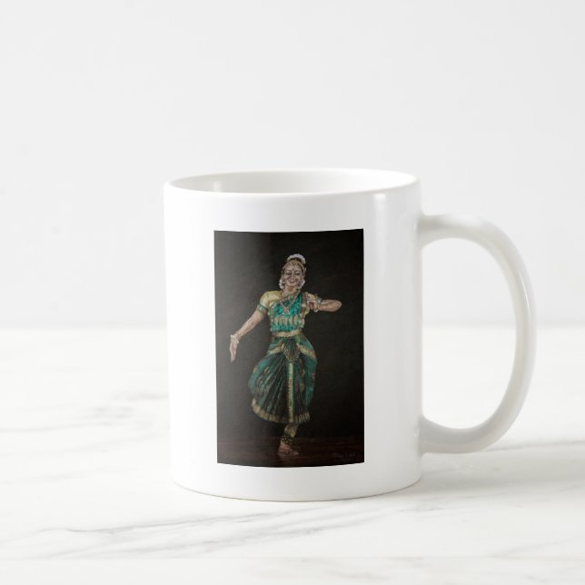 Bharatanatyam Tänzer Kaffeetasse (Rechts)