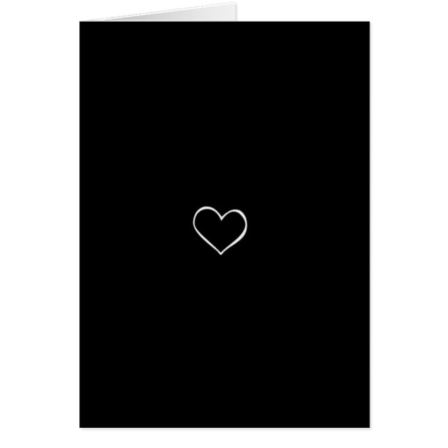 BHBL noir arrière - plan blanc coeur classique amo (Devant)