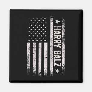 Bheimer 2024 Harris W Usa Flag Politisch Magnet