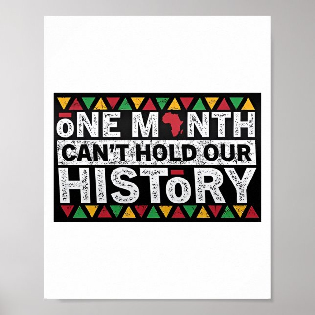 Bhm Black History ist amerikanisches Poster (Vorne)