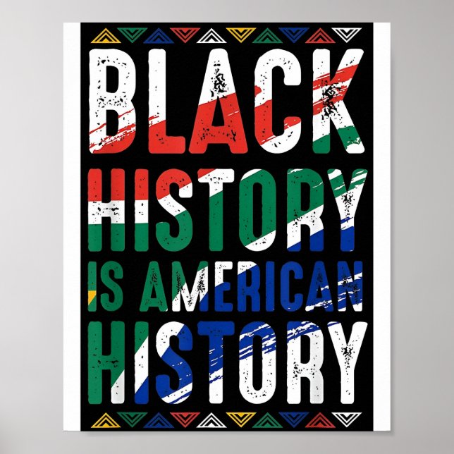 Bhm Histoire Africaine Américaine Poster (Devant)