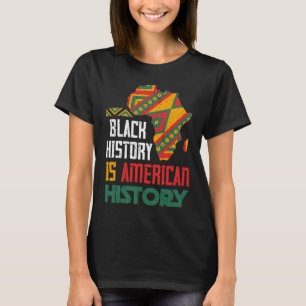 BHM Schwarze Amerikaner stolz Afroamerikaner Black T-Shirt