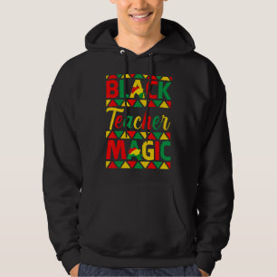 Bhm Teacher Afrikanisches amerikanisches Erbe Schw Hoodie