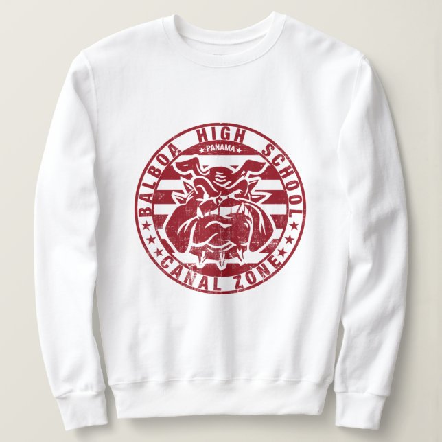 BHS Bulldogs (verwittert - rot) Sweatshirt (Design vorne)