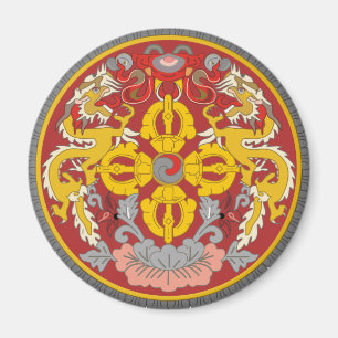 Bhutan-Emblem Magnet