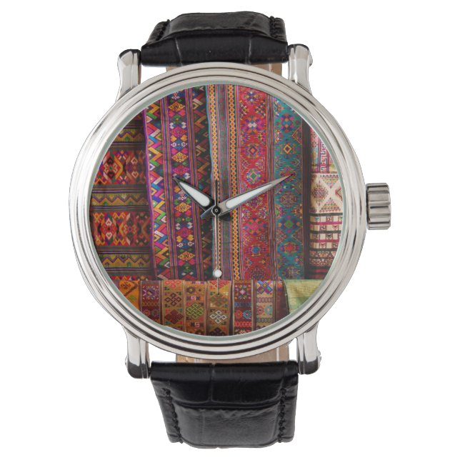 Bhutan fabrics for sale armbanduhr (Vorderseite)