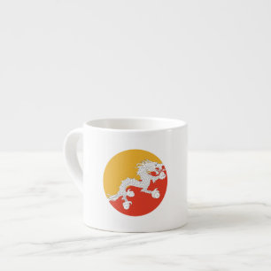 Bhutan Flag Espressotasse
