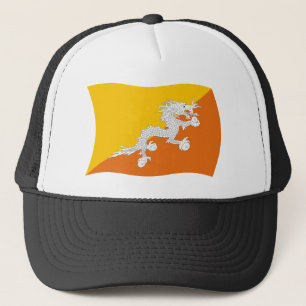 Bhutan Flag Hat Truckerkappe