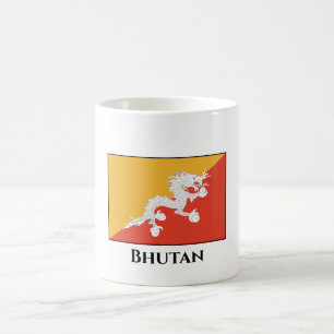Bhutan Flag Kaffeetasse