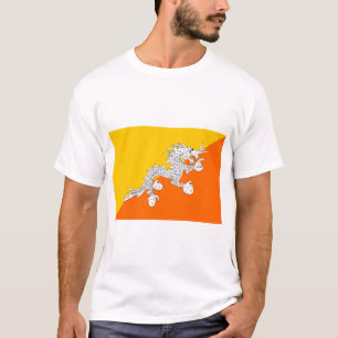 Bhutan-Flagge T-Shirt