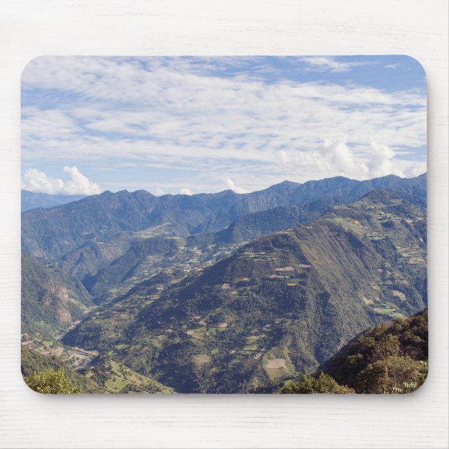 Bhutan friedliche Ostberge - Himalaya Mousepad (Vorne)