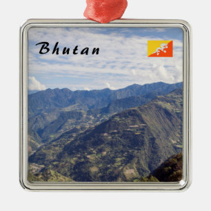 Bhutan friedliche Ostberge - Himalaya Ornament Aus Metall