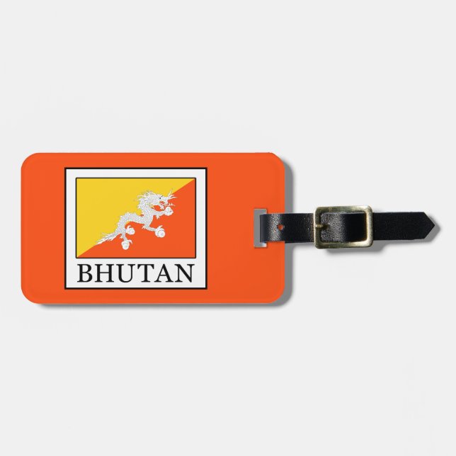 Bhutan Gepäckanhänger (Vorderseite horizontal)