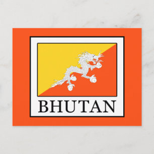Bhutan Postkarte